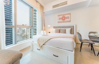 Apartment - Studio - 1 for rent in Bay Central Tower West - Bay Central - Dubai Marina - Dubai