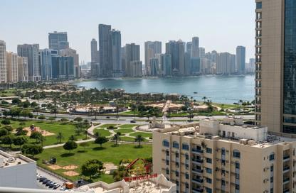 Apartment - 2 - 3 for rent in Al Majaz Pearl - Al Majaz 2 - Al Majaz - Sharjah