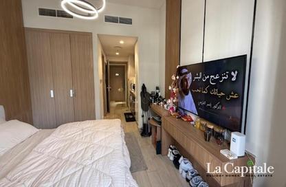 Apartment - Studio - 1 Bathroom for rent in Azizi Riviera 46 - Azizi Riviera - Meydan One - Meydan - Dubai