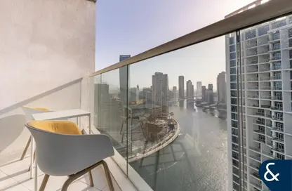 Apartment - Studio - 1 Bathroom for rent in Damac Maison Prive B - Damac Maison Prive - Business Bay - Dubai