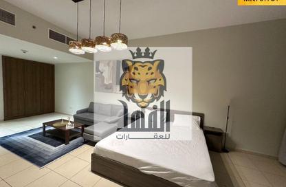 Apartment - Studio - 1 for rent in Ajman One Tower 2 - Ajman One - Ajman Downtown - Ajman