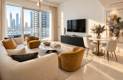 Apartment - 1 - 1 for rent in Grand Bleu Tower 2 - Emaar Beachfront - Dubai Harbour - Dubai