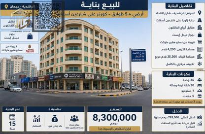 Whole Building - 7+ - 7+ for sale in Al Rashidiya Towers - Al Rashidiya - Ajman Downtown - Ajman