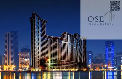 شقة - 1 حمام للبيع في برج الكورنيش - طريق كورنيش عجمان - عجمان