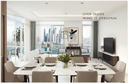 Apartment - 1 Bedroom - 1 Bathroom for sale in Palace Beach Residence Tower 2 - Palace Beach Residence - EMAAR Beachfront - Dubai Harbour - Dubai