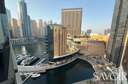 شقة - 2 غرف نوم - 2 حمامات للايجار في B برج سيلفرين - سيلفيرين - دبي مارينا - دبي