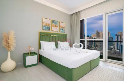 Apartment - 1 Bedroom - 2 Bathrooms for rent in MAG 214 - JLT Cluster R - Jumeirah Lake Towers - Dubai