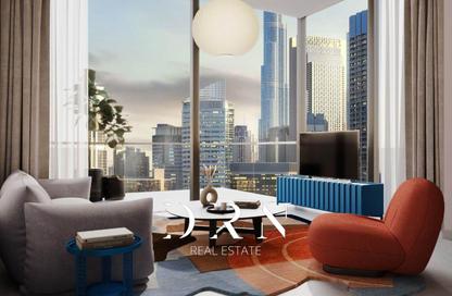 Apartment - 1 - 1 for rent in The Edge Tower A - The Edge - Business Bay - Dubai