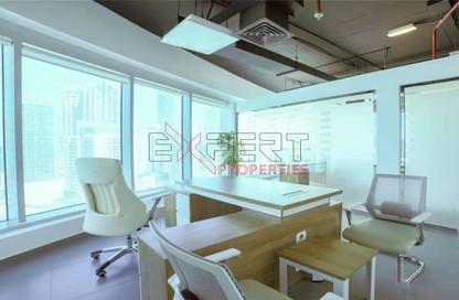 Office Space - Studio - 1 Bathroom for rent in The Prime Tower - Business Bay - Dubai