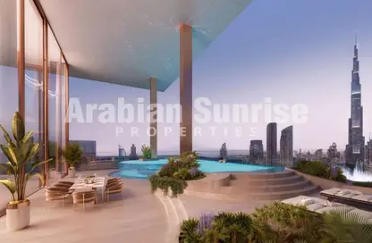 Apartment - 2 Bedrooms - 4 Bathrooms for sale in Fairmont Residences Solara Tower - Downtown Dubai - Dubai
