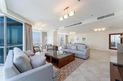 Apartment - 4 Bedrooms - 5 Bathrooms for rent in Al Fattan Marine Tower - Al Fattan Marine Towers - Jumeirah Beach Residence - Dubai