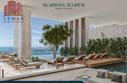Apartment - 1 - 2 for sale in Al Watan Tower - Ajman Corniche Road - Ajman