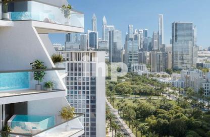 Apartment - 1 - 1 for sale in Binghatti Grove - District 17 - Jumeirah Village Circle - Dubai