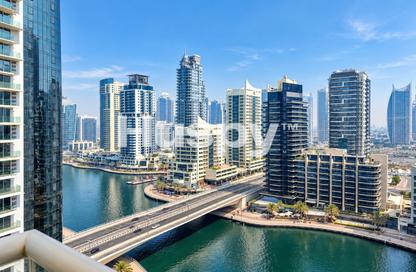 Apartment - 1 - 1 for rent in Continental Tower - Dubai Marina - Dubai