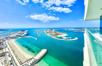 شقة - 3 غرف نوم - 3 حمامات للايجار في برج Beach Vista 2 - بيتش فيستا - إعمار بيتشفرونت - دبي هاربور - دبي