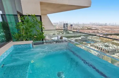 Apartment - 1 Bedroom - 2 Bathrooms for rent in Binghatti Royale - District 18 - Jumeirah Village Circle - Dubai