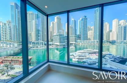 Apartment - 1 Bedroom - 2 Bathrooms for rent in Silverene Tower B - Silverene - Dubai Marina - Dubai