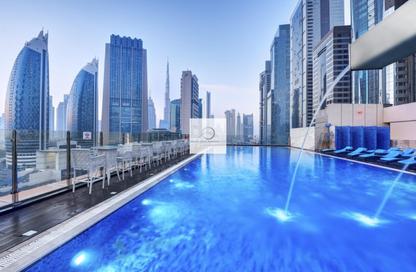 Apartment - Studio - 1 Bathroom for rent in Gevora Hotel - Sheikh Zayed Road - Dubai