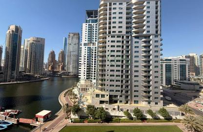 Apartment - 1 Bedroom - 2 Bathrooms for rent in Marina View Tower A - Marina View - Dubai Marina - Dubai