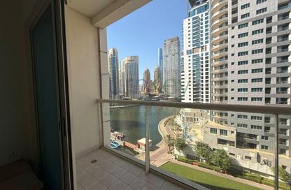 Apartment - 1 Bedroom - 2 Bathrooms for rent in Marina View Tower A - Marina View - Dubai Marina - Dubai
