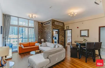 شقة - غرفة نوم - 2 حمامات للايجار في برج دي إي سي 2 - D.E.C.  أبراج - دبي مارينا - دبي