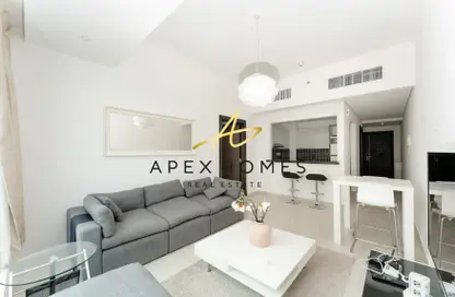 شقة - غرفة نوم - 2 حمامات للايجار في B برج سيلفرين - سيلفيرين - دبي مارينا - دبي