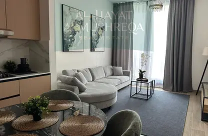 Apartment - 1 Bedroom - 2 Bathrooms for rent in AURA by Grovy - District 14 - Jumeirah Village Circle - Dubai