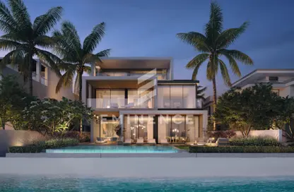 Villa - 5 Bedrooms - 6 Bathrooms for sale in Beach Collection Frond F - Beach Collection - Palm Jebel Ali - Dubai