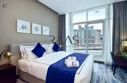 Apartment - 1 Bathroom for rent in Damac Maison Prive A - Damac Maison Prive - Business Bay - Dubai