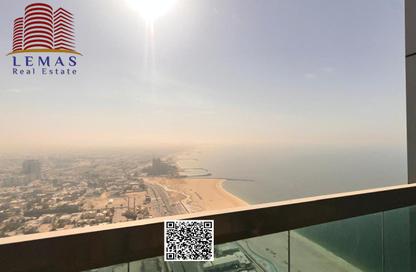 شقة - غرفة نوم - 2 حمامات للبيع في برج الكورنيش - طريق كورنيش عجمان - عجمان شقة - غرفة نوم - 2 حمامات للبيع في برج الكورنيش - طريق كورنيش عجمان - عجمان