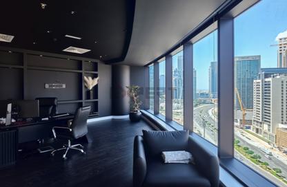 Office Space - Studio - 1 Bathroom for rent in The Prime Tower - Business Bay - Dubai