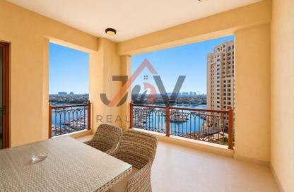 Apartment - 2 Bedrooms - 4 Bathrooms for rent in Marina Residences 1 - Marina Residences - Palm Jumeirah - Dubai