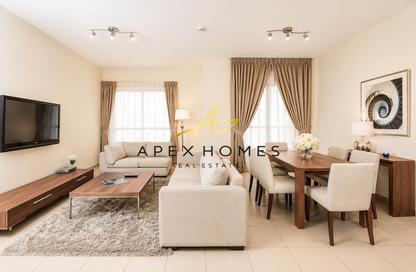 Apartment - 3 - 4 for rent in Shams 2 - Shams - Jumeirah Beach Residence - Dubai