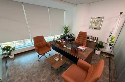Office Space - Studio - 1 Bathroom for rent in The Prime Tower - Business Bay - Dubai