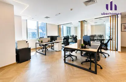Office Space - Studio - 1 Bathroom for rent in The Prism - Business Bay - Dubai