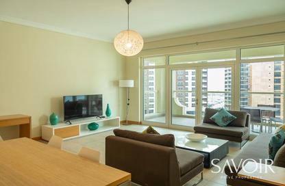 Apartment - 3 Bedrooms - 4 Bathrooms for rent in Sapphire - Tiara Residences - Palm Jumeirah - Dubai
