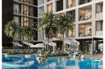 Apartment - Studio - 1 Bathroom for sale in Mawjan Tower - Ajman Corniche Road - Ajman Apartment - Studio - 1 Bathroom for sale in Mawjan Tower - Ajman Corniche Road - Ajman