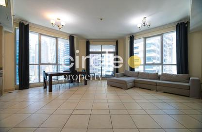 Apartment - 2 - 2 for rent in The Torch - Dubai Marina - Dubai