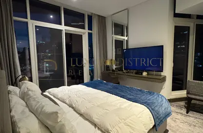 Apartment - Studio - 1 Bathroom for rent in Damac Maison Prive A - Damac Maison Prive - Business Bay - Dubai