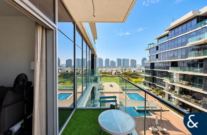 Apartment - 1 - 2 for sale in Golf Terrace A - Golf Terrace - Golf Town - Damac Hills - Dubai
