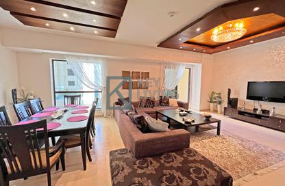 Apartment - 4 Bedrooms - 4 Bathrooms for rent in Rimal 5 - Rimal - Jumeirah Beach Residence - Dubai