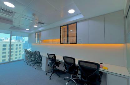 Business Centre - Studio - 4 Bathrooms for rent in The Binary Tower - Business Bay - Dubai