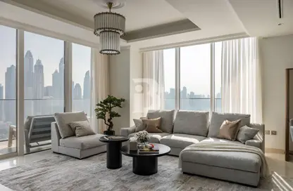 Apartment - 4 Bedrooms - 5 Bathrooms for rent in Palace Beach Residence Tower 2 - Palace Beach Residence - EMAAR Beachfront - Dubai Harbour - Dubai