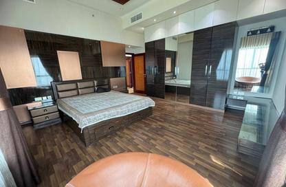 Apartment - 3 Bedrooms - 4 Bathrooms for rent in Corniche Tower - Ajman Corniche Road - Ajman
