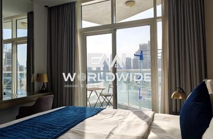 Apartment - Studio - 1 for rent in Damac Maison Prive A - Damac Maison Prive - Business Bay - Dubai