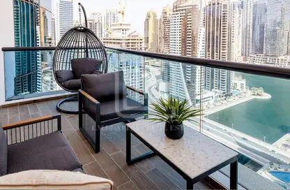 Apartment - 3 Bedrooms - 4 Bathrooms for sale in Time Place Tower - Dubai Marina - Dubai