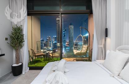 Apartment - Studio - 1 Bathroom for rent in Peninsula One - Peninsula - Business Bay - Dubai