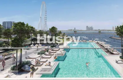 شقة - غرفة نوم - 1 حمام للبيع في بلوواترز باي مبنى 1 - بلوواترز باي - جزيرة بلوواترز - دبي