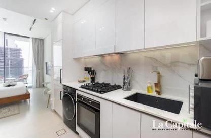 Apartment - Studio - 1 Bathroom for rent in Binghatti Azure - District 16 - Jumeirah Village Circle - Dubai