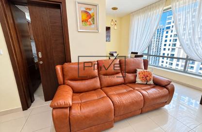 Apartment - 1 - 1 for rent in Sanibel Tower - Park Island - Dubai Marina - Dubai